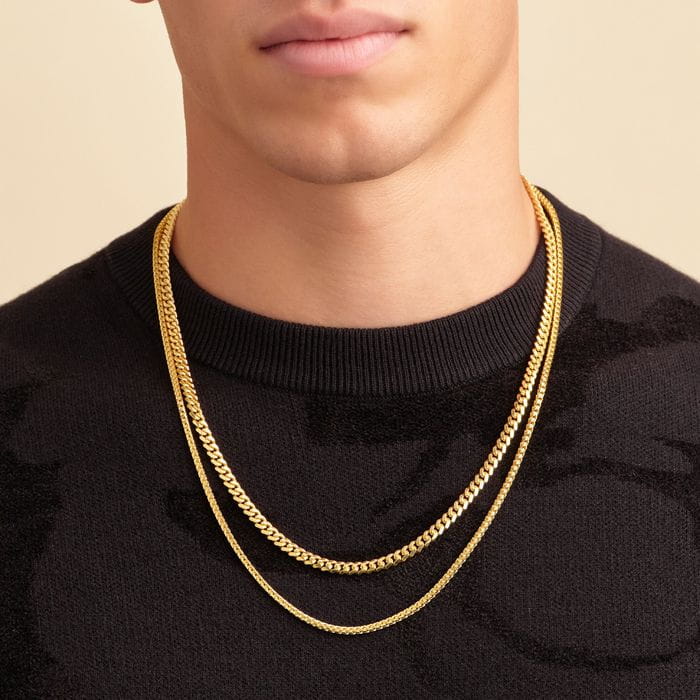 Cuban Link + Franco Chain StackImage 2