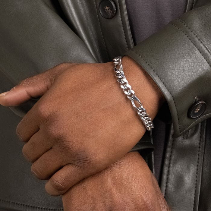 Figaro Chain Bracelet - 8mmImage 2