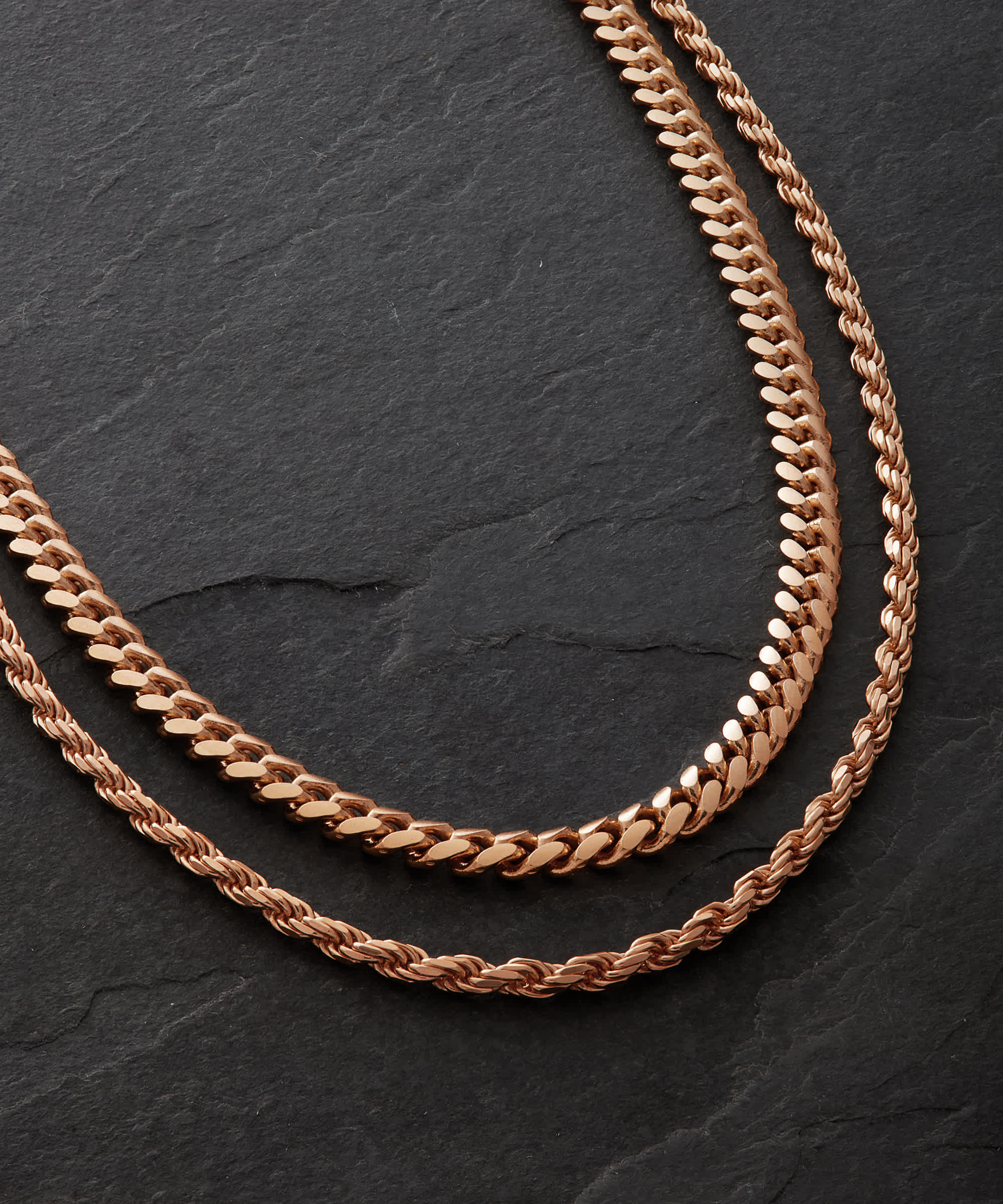 Italian Made - Cuban Rope Rose Gold